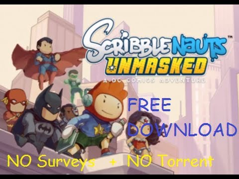 scribblenauts unmasked free download without survey